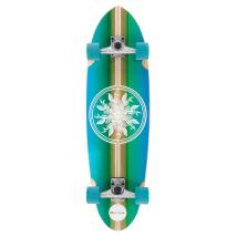 Сърф Скейт Mindless Wake 35 - Дълъг Сърф Борд за Асфалт с Pintail Дизайн и ABEC 9 (син)